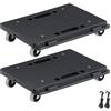 VEVOR Pattini Carrelli per Mobili Scivolo per Trasporto Mobili Carichi 407,2 x 274,1 x 78 mm Capacità Singolare 227 kg, 2 Pezzi Carrello per Mobili con Ruote, Rulli Mobili Portatili 4 Ruote 2 Pezzi