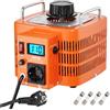 VEVOR Trasformatore di Tensione 3000VA, 10A, Ingresso 230V, Uscita 0-300V, Regolatore di Tensione AC LCD 4 Fusibili, Interruttore di Controllo Termico per Ufficio Industriale Domestico
