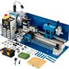 VEVOR Mini Tornio da Banco in Metallo, Potenza 550 W 220V Corrente Continua Monofase Velocità 50-2500 RPM Tornio per Legno Professionale a Velocità Variabile per Tornitura, Foratura e Filettatura