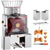 VEVOR Spremiagrumi Elettrico Commerciale 120 W, Estrattore di Succo Alimentazione Automatica con Filtro Estraibile 46x52x90cm in Acciaio Inox per Pompelmo Arancia da Ristorante Caffetteria Bar Feste