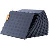 VEVOR Accessori per Pavimento Garage 305 x 305 x 13,4 mm Set di 25 Piastre per Pavimento Antiscivolo su entrambi i lati Pavimento per Garage Officine di Riparazione Grigio Grafite