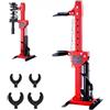 VEVOR Kit Compressore a Molla Ammortizzatore Idraulico per Auto Corsa da 320mm, Kit di Strumenti Compressore a Molla Cilindro Idraulico 4,5T con Pedale per Rimozione Molle di Sospensione per Auto SUV