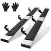 VEVOR 2 pedane da 6,5" compatibili con 1500/2010-2023 Ram 2500/3500 2009-2018 (incluso 2019-2023 Classic), 201 barre laterali in acciaio inossidabile, capacità di carico 500 libbre