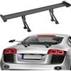 VEVOR GT Style Alette Spoiler, Spoiler Posteriori Universali da 1100 mm, con Ponte Singolo, Materiale in Alluminio Leggero Regolabile, Spoiler Posteriori per Auto, Ala da Deriva BGW/JDM Racing, Nero