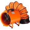 VEVOR Ventilatore Portatile, 300W Estrattore d'Aria Condotto Aspiratore Industriale 254 mm, Tubo Flessibile 10 m Volume d'Aria 1720 CFM (2922 m3/h) 2 Marce per Aspirare Polvere Fumo Impermeabile IP44