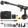 VEVOR Idropulitrice Portatile Senza Fili, Idropulitrice Autolavaggio da 652 PSI 1,0 GPM, Idropulitrice Portatile ad Alta Pressione con Batteria da 4,0 Ah, Pulitrice Portatile Accessori con Valigetta