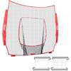 VEVOR Rete da Lancio Baseball 2134 x 2134 mm SOLO RETE, Bersaglio da Lancio Zona di Battuta, Attrezzatura per l'Allenamento di baseball Softball a 9 Buche Giovani Adulti, Rete da Lancio per Baseball