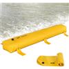 VEVOR Barriera antiallagamento, Alternativa al sacco di sabbia da 12 piedi x 12 pollici, Tubi riutilizzabili per deviazione dell'acqua in PVC, Barriere antiallagamento per casa, porta, garage
