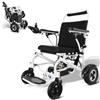 VEVOR Sedia a Rotelle Elettrica, Capacità Peso 136 kg, Sedia a Rotelle Motorizzata Pieghevole Leggera Larghezza 508 mm, Sedia in Lega di Alluminio per Tutti i Terreni, Sedia a Rotelle per Mobilità