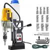 VEVOR Trapano Magnetico Elettrico 1100W, 12000N Carotatrice Magnetica con 12 Punte Portatile, Trapano Industriale Elettromagnetico con Massima Foratura 40 mm e Profondità 150 mm per Uso Industriale