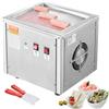 VEVOR Macchina per Rotoli di Gelato Fritto, Vaschetta per Gelato da 28x24cm, Macchina per Gelato Arrotolato Tailandese in Acciaio Inox, per Gelato, Yogurt Congelato, Specialità Dolci Fatto in Casa