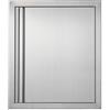 VEVOR Porta di Accesso alla Griglia 457x533mm Porta Singola da Cucina in Acciaio Inossidabile da Incasso con Maniglia Retrattile per Grill Isola Grill Station Mobile da Esterno