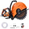 VEVOR Troncatrice elettrica per calcestruzzo, 406 mm, Troncatrice circolare potenza nominale 2800W, Profondità di taglio 152 mm Troncatrice a disco umido/a secco per pietra e mattoni