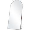 VEVOR Specchio ad Arco a Figura Intera 1800 x 810 mm Grande Specchio da Terra Appeso a Parete con Supporto Telaio in Lega di Alluminio, Specchio da Toeletta a Corpo Intero per Camera da Letto, Nero