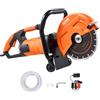 VEVOR Troncatrice elettrica per calcestruzzo 23 cm umido/a secco pompa dell'acqua