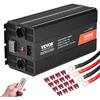 VEVOR Convertitore di Potenza a Onda Sinusoidale Modificata, Convertitore di Potenza 5000 W CC da 12 V a CA 230 V Display LCD e Telecomando per Elettrodomestici a Carico Elevato