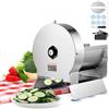 VEVOR Affettatrice Elettrica per Verdure, Affettatrice Commerciale Spessore 0-12 mm, Convertibile a Manuale, Affettatrice per Alimenti in Acciaio Inox, per Patate, Limone, Pomodoro, Mela