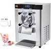 VEVOR Macchina per Gelato Commerciale, Uscita 12 L/H, Macchina per Gelato Duro da Banco Monogusto 1295 W, Cilindro in Acciaio Inox 4,5 L, Pannello LED, per Snack-Ristoranti Bar