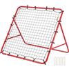 VEVOR Rete da Calcio Rimbalzo Pop Up 1 x 1m Rete da Calcio Rimbalzo da Allenamento Portatile per Giardino Angolo Regolabile Tubo in Ferro Rete in PE, Obiettivo Calcio Pieghevole Bambini Adolescenti