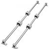 VEVOR Set di guide lineari, SFC20 1.200 mm, 2 guide di scorrimento SFC20 da 39,4 pollici/1.000 mm, 4 blocchi di scorrimento SC20, 4 supporti per guide, guide lineari e kit cuscinetti