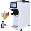 VEVOR Macchina per Gelato Commerciale, Produzione 10 L/H, Macchina per Gelato Soft da Banco Monogusto 900 W, Tramoggia 4 Litri, Cilindro 1,6 Litri, per Snack Bar Ristorante