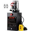 VEVOR Pompa Idraulica CC 12V Capienza ca. 14 L Centralina Idraulica ad Azione Doppia Flusso d'Olio ca. 3,44 L/min Pressione Massima di 22 MPa, Pompa per Montacarichi Auto Camion Rimorchio da Garage