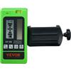 VEVOR Ricevitore Laser per Livella Laser Campo di Lavoro da 60m Rilevatore Laser Raggio Verde Rosso con Segnale Acustico Regolabile Doppio Display LCD, Ricevitore Livella Laser a Bolla con Morsetto