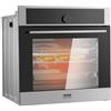 VEVOR Forno a Parete Singola Forno Elettrico da Incasso con 16 Funzioni di Cottura, Forno Elettrico a Parete Riscaldamento max. 200°C, Forno Elettrico da Incasso 3550W con Griglia Teglia per Cucina