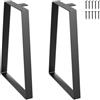 VEVOR Gambe per Tavolo da 2 Pezzi Gambe Trapezoidali, Kit di Gambe per Tavolino Lunghezza 406,4mm Acciaio Capacità Carico max. 181kg, Set di Gambe 2 Pezzi Regolabili per Mobili Tavolo da Casa Ufficio