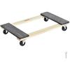 VEVOR Carrello per mobili, capacità di carico 1000 libbre, 18" x 30", 4 x 3" rotelle girevoli in PP, Carrello per mobili in legno duro per carichi pesanti, Carrello traslochi, Carrello mobili ruote