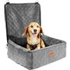VEVOR Seggiolino da Auto per Cani di Piccola Media Taglia Carico 18 kg Grigio