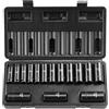 VEVOR Set di bussole a percussione da 3/8 pollici, Set di bussole profonde da 15 pezzi metrico 8-22 mm, Acciaio legato Cr-Mo a 6 punti per riparazioni auto, Kit di attrezzi bussole per riparazioni