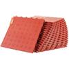 VEVOR Piastrelle per Garage ad Incastro, Confezione da 25, Piastrelle per Pavimentazione Garage in PP, 305 x 305 x 13,4 mm per Garage, Seminterrati, Officine di Riparazione, Rosso