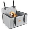 VEVOR Seggiolino Auto per Cani di Taglia Piccola Media Grande 18 kg Grigio