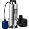 VEVOR Pompa Acque Nere Pompa Sommersa Elettrica da Drenaggio per Acqua Sporca 1300W da Giardino Laghi Pozzo Elettropompa a Immersione per Drenaggio