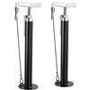 VEVOR Supporto Stabilizzatore per Caravan Carico max. da 2,27 Tonnellate, Set di Cavalletti da 2 Pezzi per Roulotte Rimorchio di Parcheggio Altezza Regolabile 500-1230mm, Supporto per Camper Caravan
