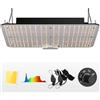 VEVOR Lampada LED da Coltivazione delle Piante 150W per Serra Interna a Spettro Completo 120-277V, Lampada a Spettro Completo per Serra Domestica Interna Telaio in Alluminio, Luce per Crescita Piante