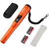 VEVOR Metal Detector Pinpointer Portatile Impermeabile IP68, Puntatore di Metalli Profondità di Rilevamento max. 114mm 3 Modalità, Rilevatore per Caccia Tesoro Impermeabile, Pinpointer con Schermo LCD