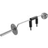 VEVOR Barra per Manubri per Allenamento da Palestra Lunghezza 221cm Ø28mm Barra di Pesi Portata max. 315 kg con 2 Maniglie Imbottitura in Schiuma Sulle Spalle per Allenamento Fisico Squat da Palestra