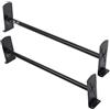 VEVOR Portascala da Tetto per Furgone in Acciaio Legato a 2 Barre, 500 LBS, Lunghezza Regolabile 35.8"-57.5", Portascala per Furgone