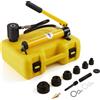 VEVOR Kit di Punzonatrice Idraulica per Perforazione con 6 Dadi 1,27cm-5,08cm