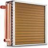 VEVOR Scambiatore di Calore Acqua-Aria, con Alette in Alluminio 242 per Forni a Legna Esterno, Riscaldamento e Raffreddamento Residenziale ad Aria Forzata Porte Rame 3 File 9,53 mm 40,64 x 40,64 cm