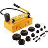 VEVOR Kit di Punzonatrice Idraulica per Perforazione con 10 Dadi 1,27cm-10,16cm
