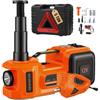 VEVOR Kit di Attrezzi per Martinetto Idraulico Sollevatore per Riparazione dell'Auto Veicolo Carico Massimo 5 Tonnellate Corrente CC 12V 180W 15A Pressione 10bar, Cassetta di Attrezzi per Martinetto
