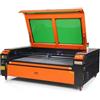 VEVOR Macchina per Incisione Laser CO2 Compatta Piano di Lavoro 90x140cm Potenza 130W Spessore di Taglio Max. 20mm Velocità di Incisione 0-500 mm/s, Macchina da Taglio per Incisione Tubo Incisore CO2