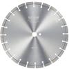 VEVOR Lama per troncatrice diamantata, Lama per calcestruzzo 350 mm a umido o a secco, Lama a segmenti diamantati 12 mm con denti piatti, Diametro foro centrale universale 1"/25,4 mm