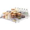 VEVOR Cestello Estraibile Sottolavello da Cucina 432 x 533 x 63,5 mm 1 Piano in Acciaio Cromato, Cestello Scorrevole per Cucina Ripiano Carico max. 13 kg, Cestello Portautensili Sottolavello da Cucina