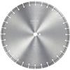 VEVOR Lama per troncatrice diamantata per calcestruzzo da 45 cm lavori a secco o a umido, Lama per troncatrice a segmenti diamantati da 12 mm con denti piatti, diametro del foro centrale 25,4 mm