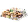 VEVOR Cestello Estraibile Sottolavello da Cucina 508 x 533 x 63,5 mm 1 Piano in Acciaio Cromato, Cestello Scorrevole per Cucina Ripiano Carico max. 13 kg, Cestello Portautensili Sottolavello da Cucina