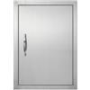 VEVOR Porta di Accesso per Cucina, Porta Singola da Cucina Esterna 457x610 mm, Porta da Incasso in Acciaio Inox per Isola BBQ, Stazione per Grigliate, Mobile da Esterno